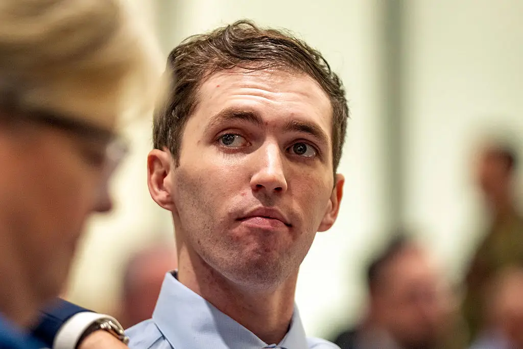 Charlie Kirk died on September 10, 2025, after being shot while appearing at an event in Utah. His alleged killer, Tyler Robinson, is due to stand trial on aggravated murder and other charges. (Photo by Rick Egan-Pool/Getty Images)