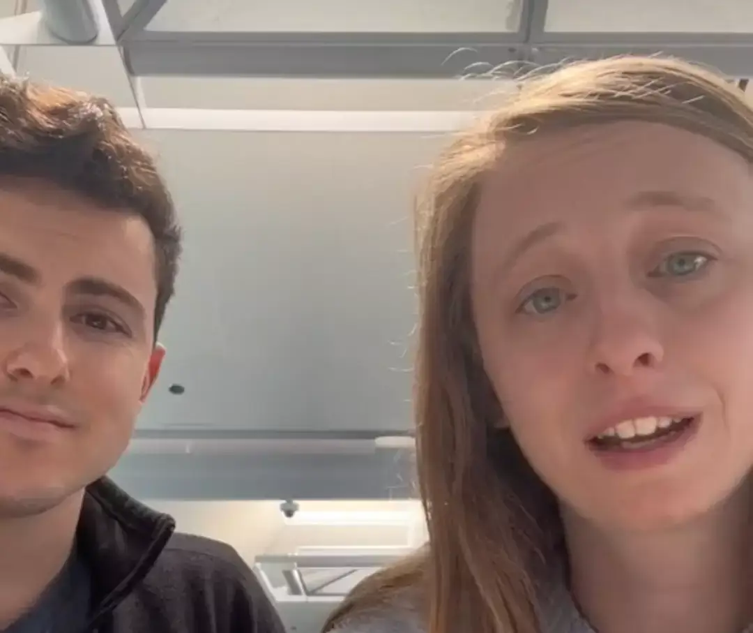 She said her fiancé was downgraded. (TikTok / @watergirl8296)