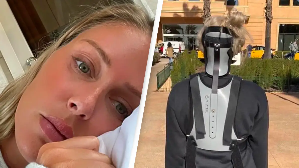 Woman shocked to discover her skull is detached from her body after thinking she just had a 'common cold'