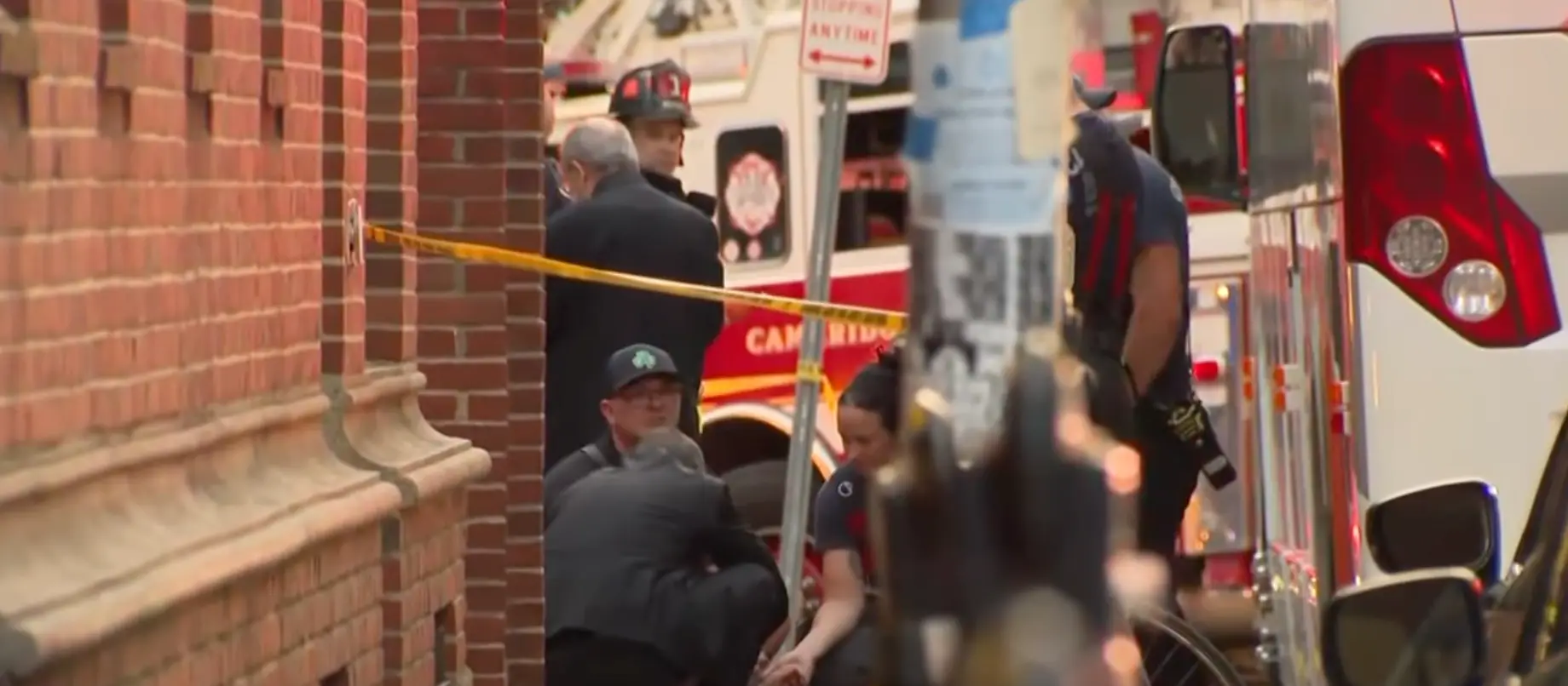 The illness was deemed to be 'non life-threatening' (CBS Boston)