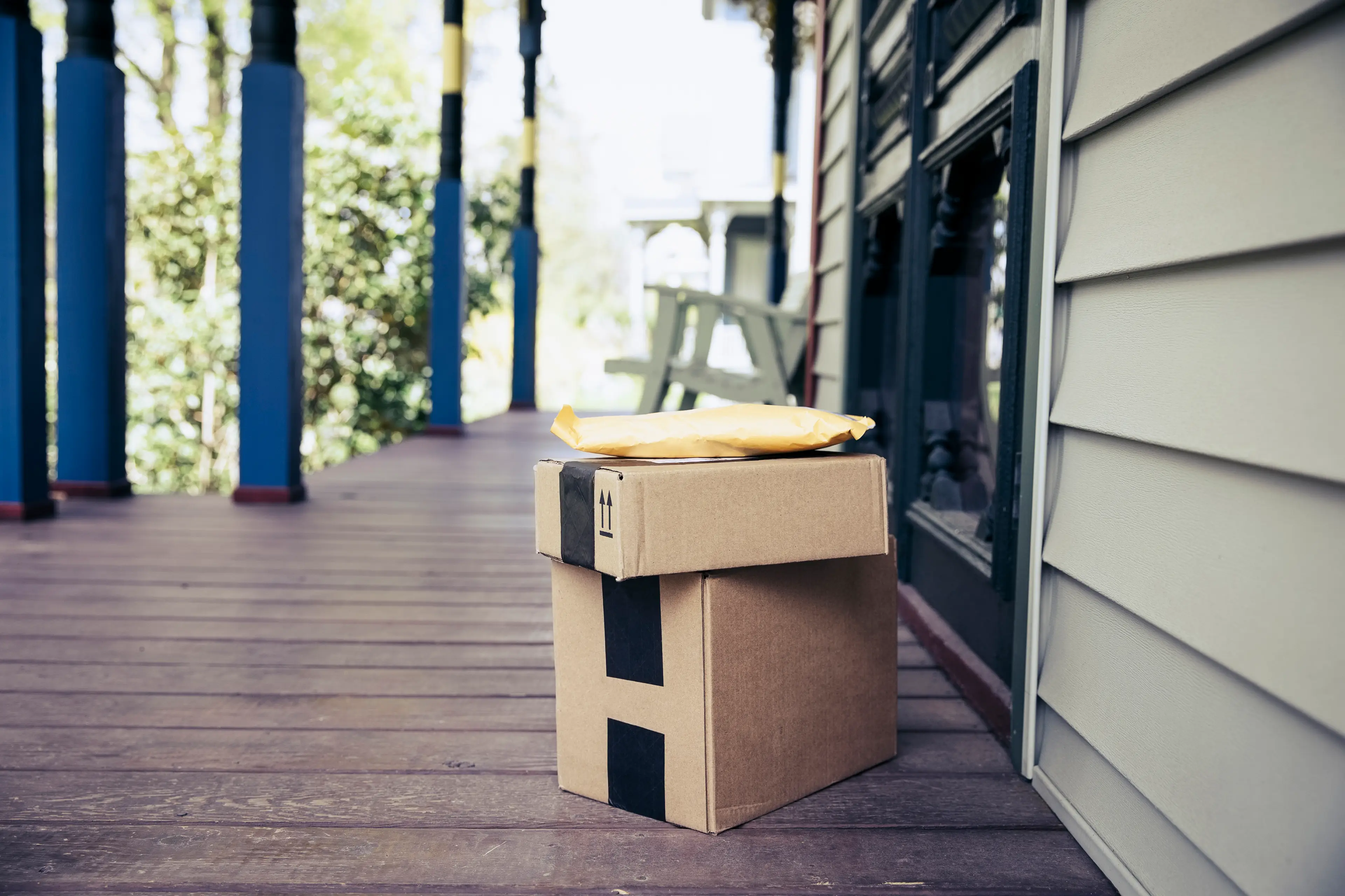 Finding a mystery package on your porch might be exciting, but keeping it comes with risks (Getty stock)