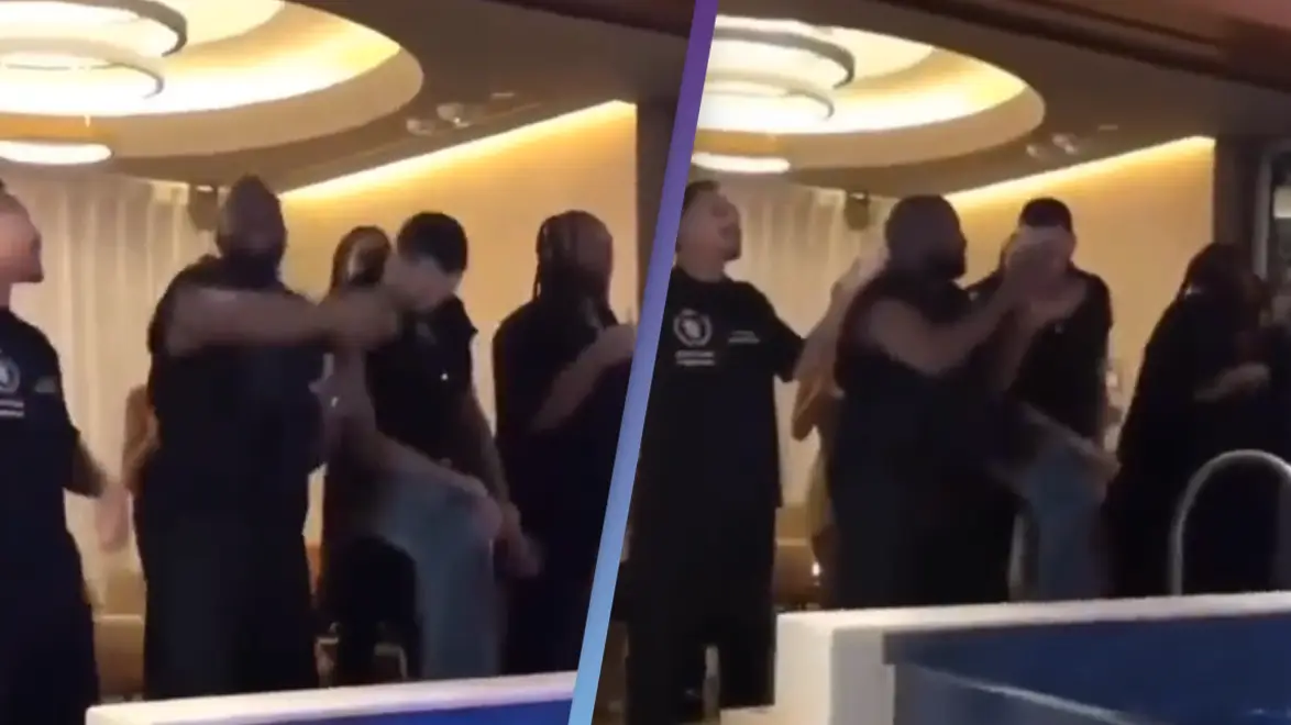 Kanye West branded 'vile' for dancing to his new 'antisemitic' track at party with Chris Brown