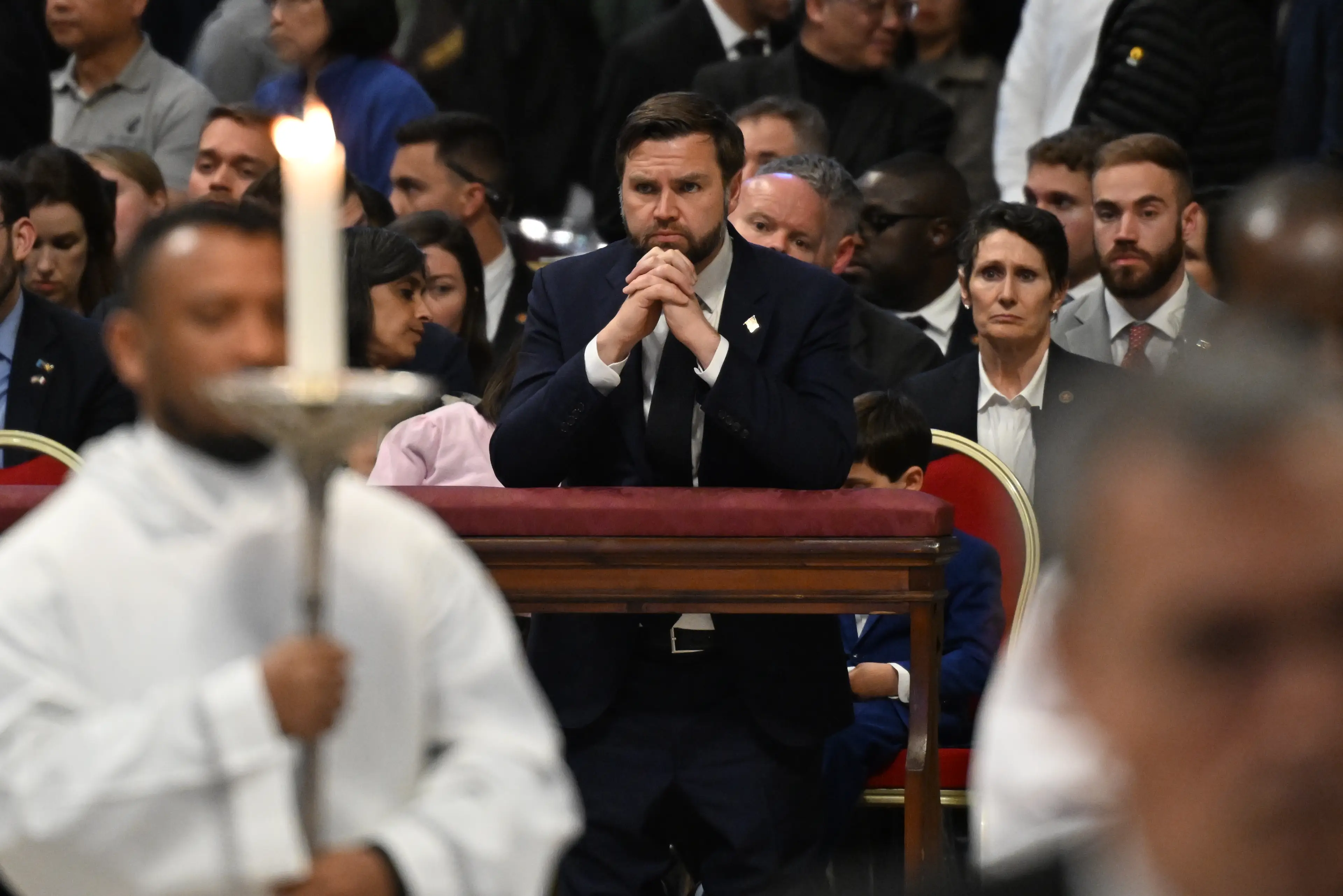 The Vatican has revealed what was said to JD Vance (Kenny Holston - Pool/Getty Images)