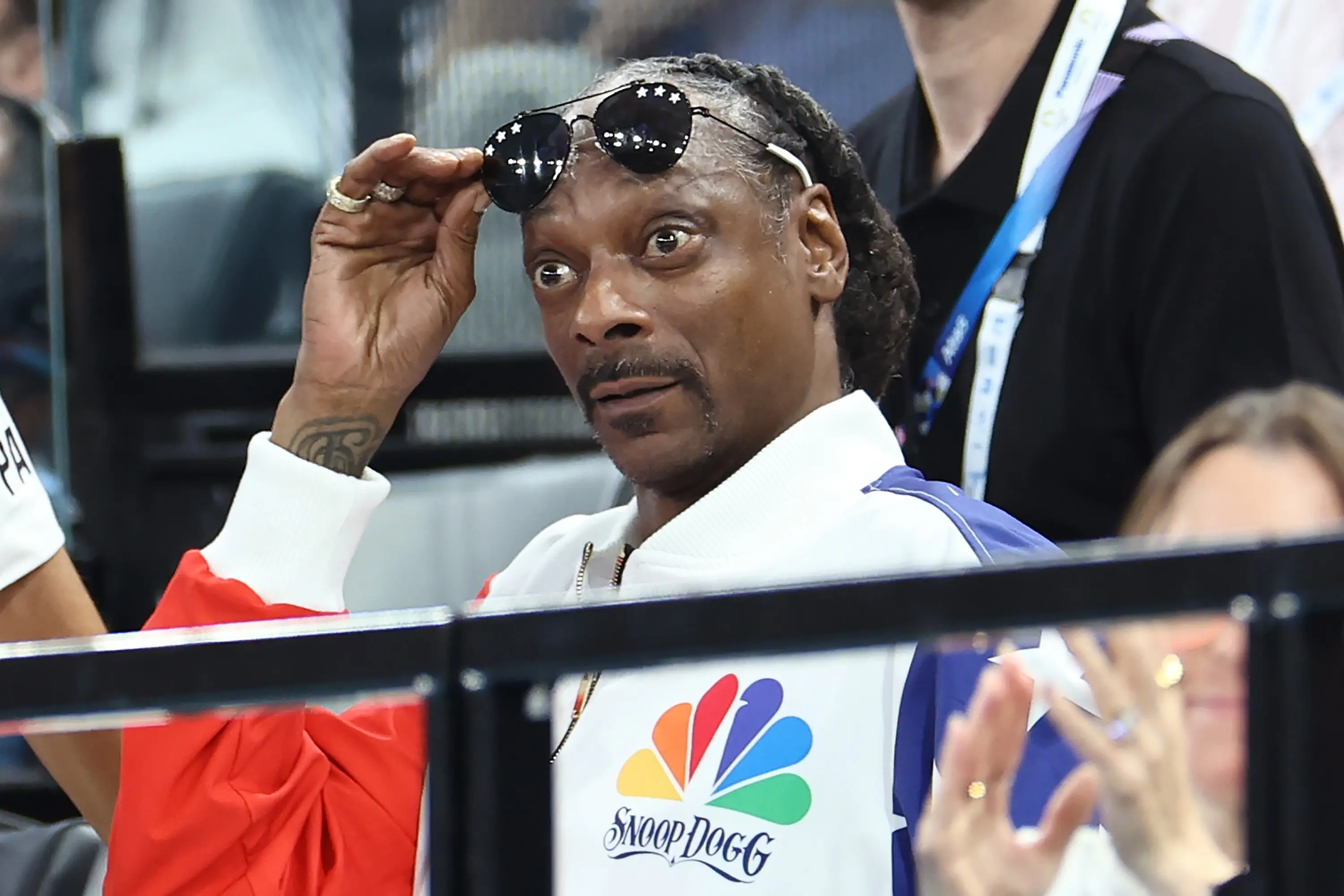 Snoop Dogg's face when he realized Kendrick referenced him...probably (Arturo Holmes/Getty Images)