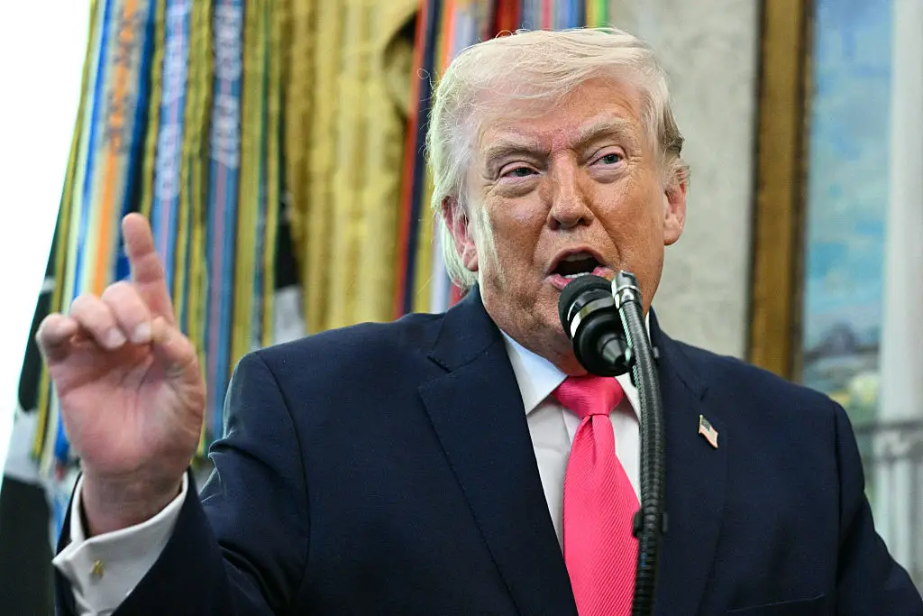 Trump has repeatedly called himself the President of Peace (Jim WATSON / AFP via Getty Images)