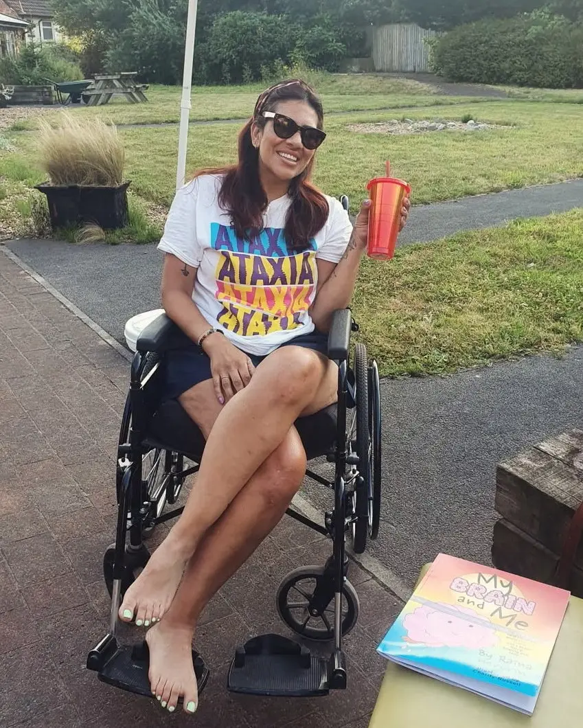 Raina is now working to regain her mobility, and has written a children's book (SWNS)