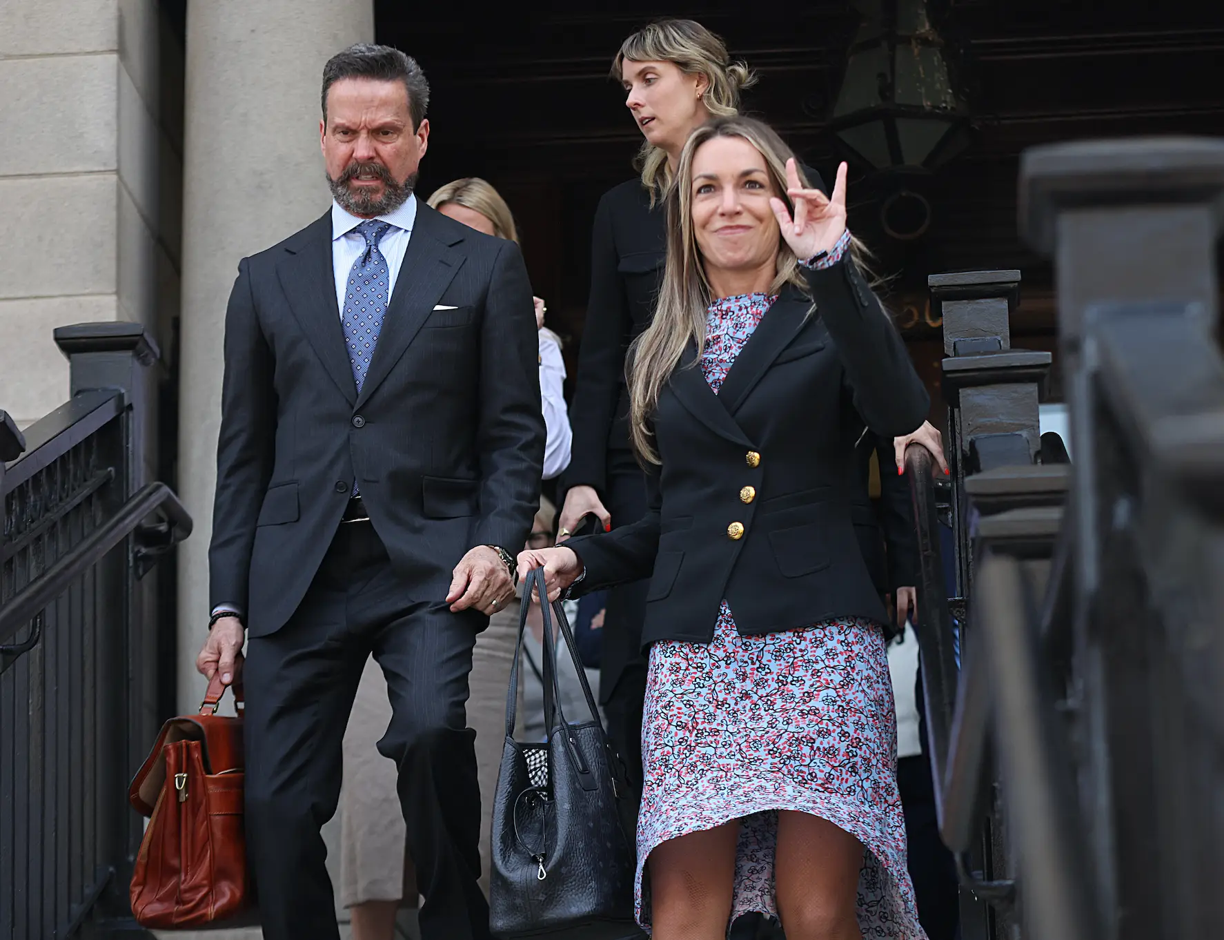 Karen Read was found not guilty of murdering her husband on June 18(Suzanne Kreiter/The Boston Globe via Getty Images)