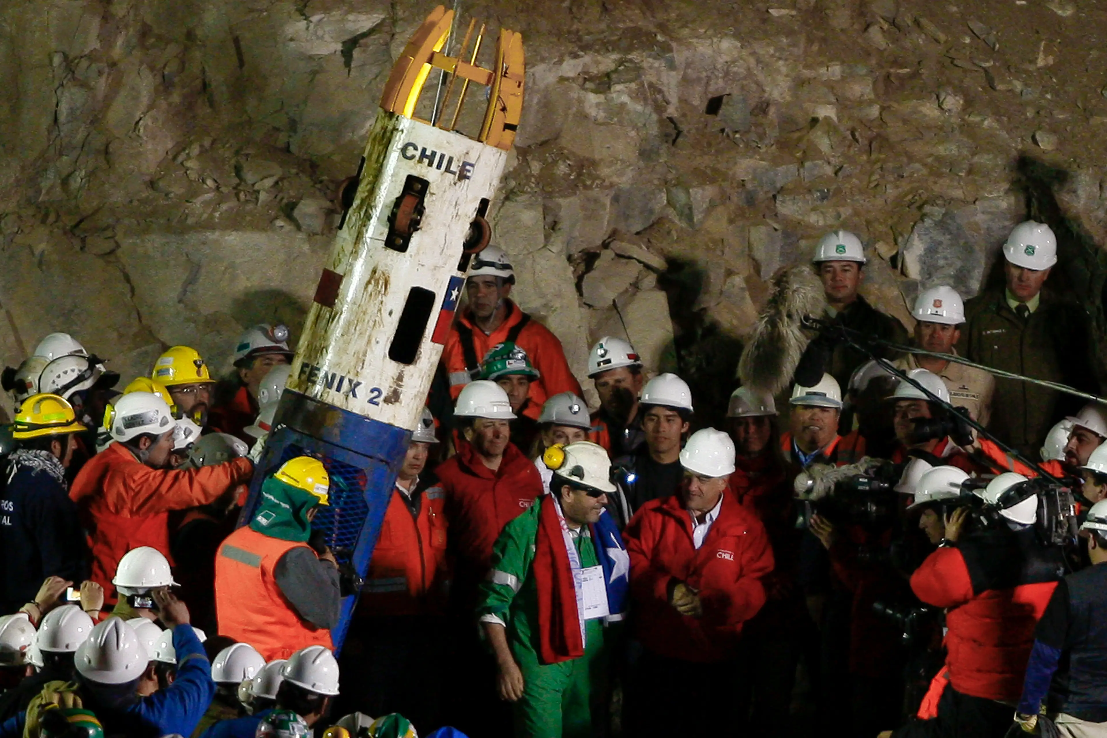 The miners were trapped for over two months (Nicolas Torres /LatinContent via Getty Images)