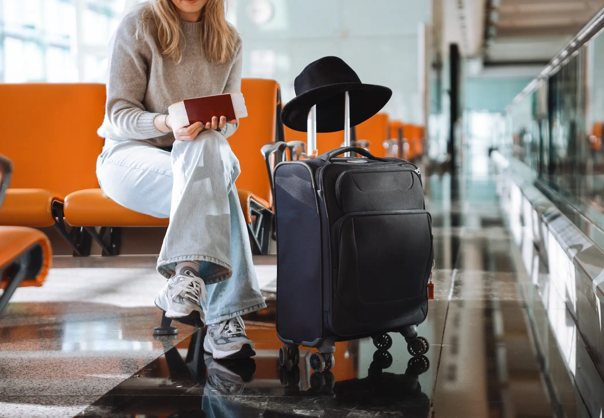 Many users pointed out you are not meant to ever leave luggage unattended at an airport (Getty Stock Image)