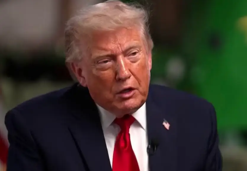 The president swiftly exited the interview when pressed by the reporter. (NBC News)