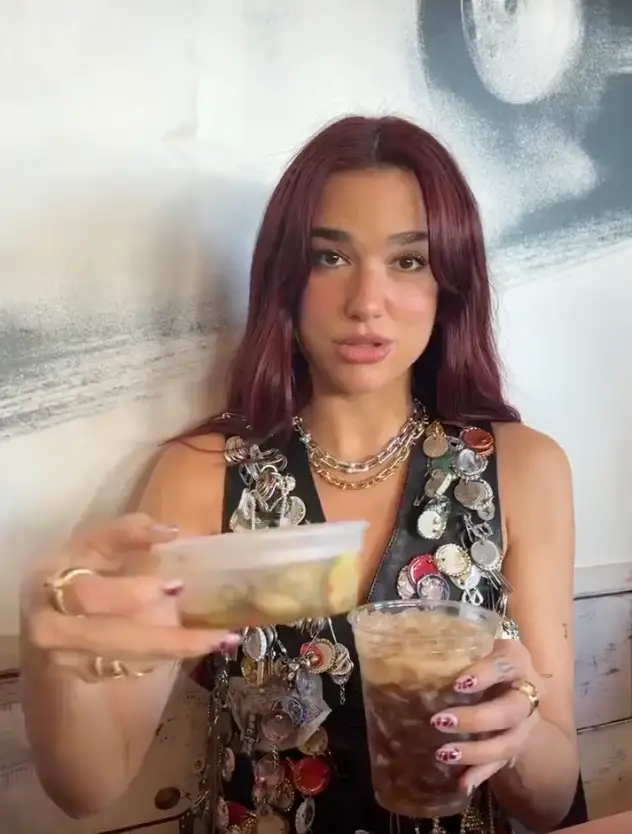 Don't do it Dua Lipa, those two do not belong together (TikTok/DuaLipaOfficial)