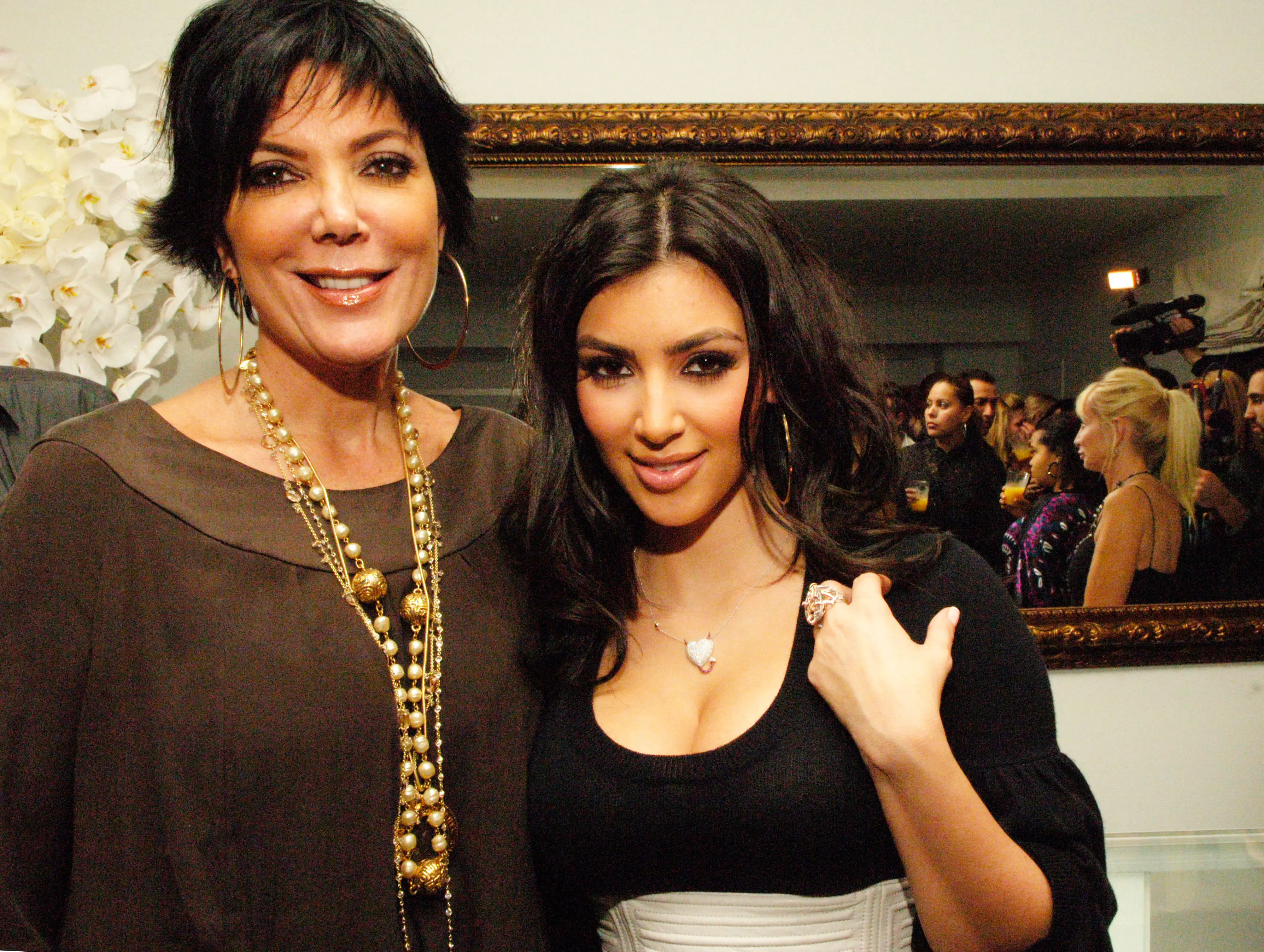 Kris Jenner and Kim Kardashian.