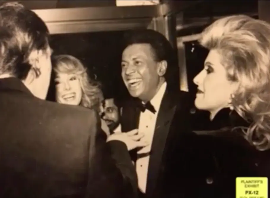 The image showed Trump with Carroll.