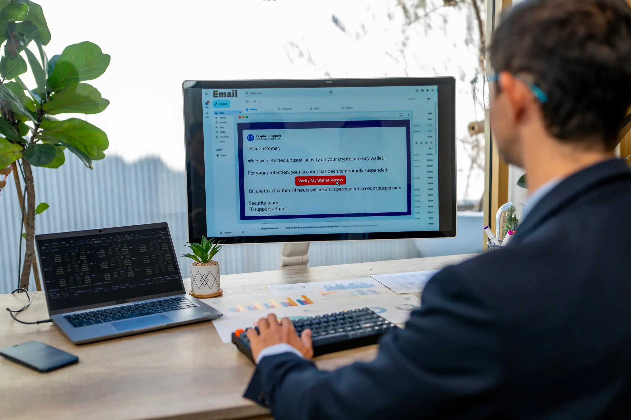 The warning, issued by the FBI on Thursday, flags a phishing platform called Kali365 that was first spotted in April (Getty stock image)