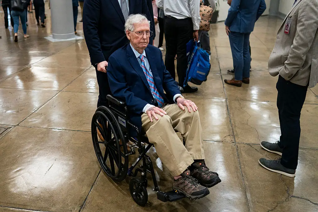  McConnell has released a second health update (Photographer: Al Drago/Bloomberg via Getty Images)