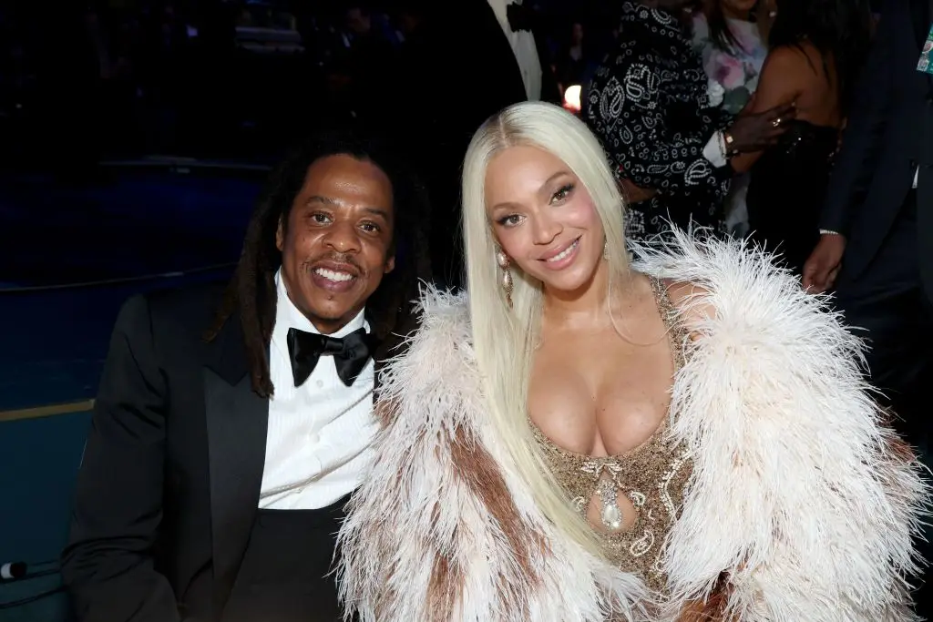 Jay-Z attended the Grammy's with Beyoncé in the wake of the allegations against him (Kevin Mazur/Getty Images for The Recording Academy)