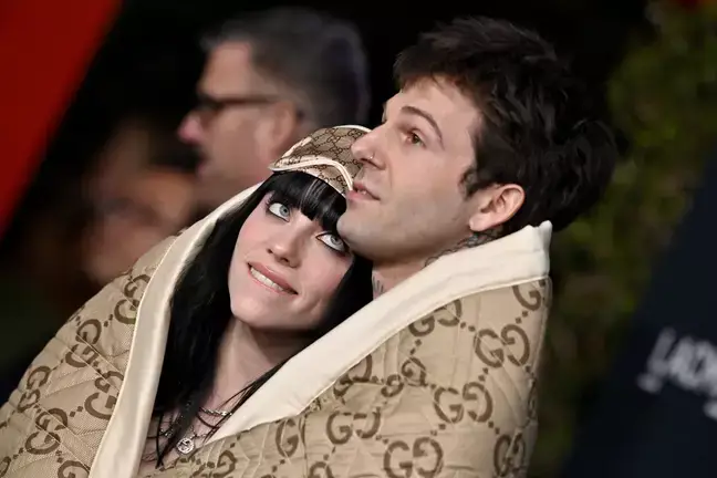 Billie Eilish and Jesse Rutherford pictured together in November 2022.