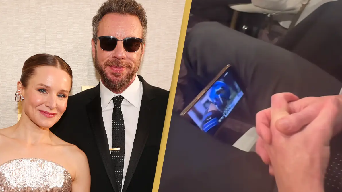 Kristen Bell blasts husband Dax Shepard for secretly watching football game during the Golden Globes