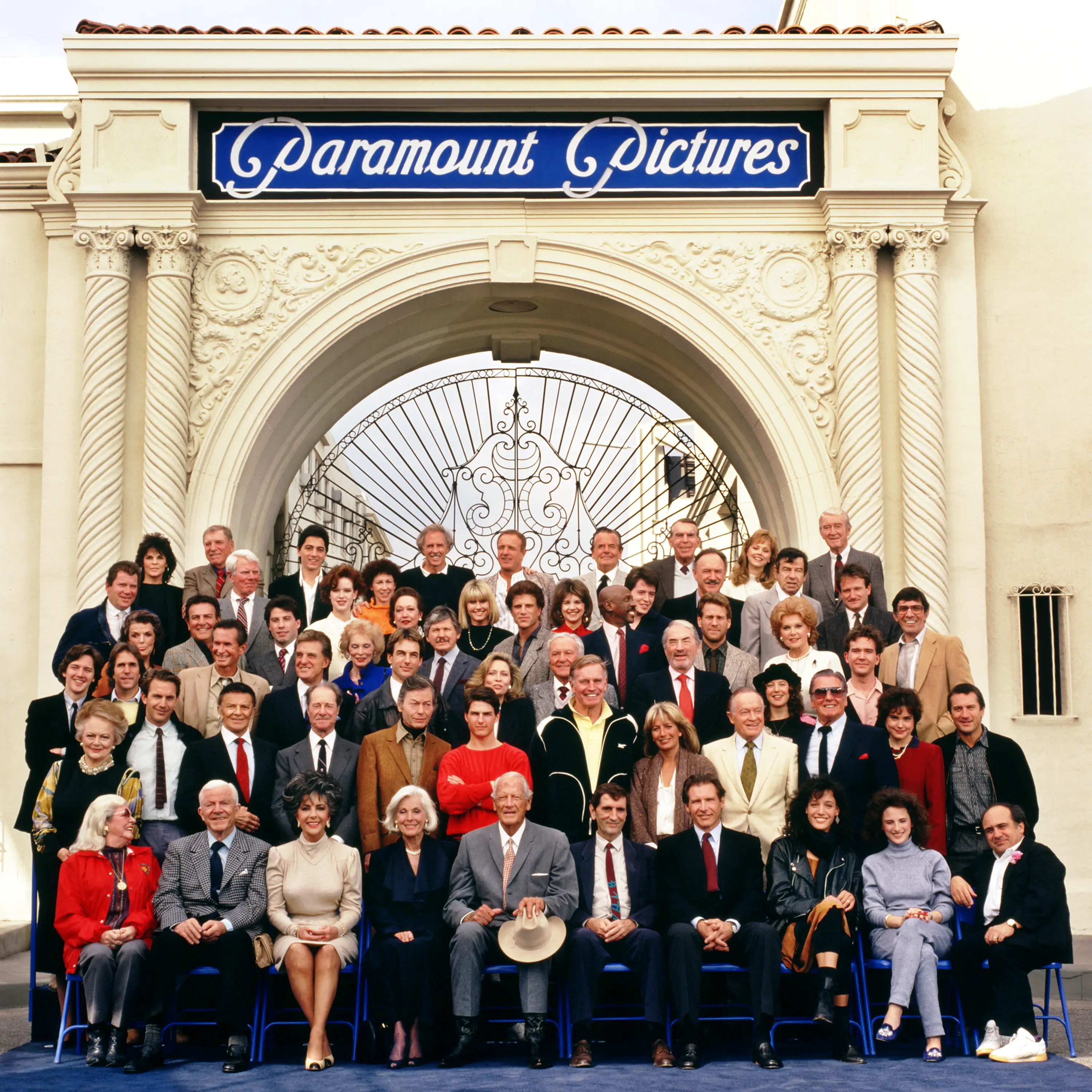 Dozens of A-list stars gathered for the photo taken in 1987. (Terry O'Neill/Iconic Images 2024)