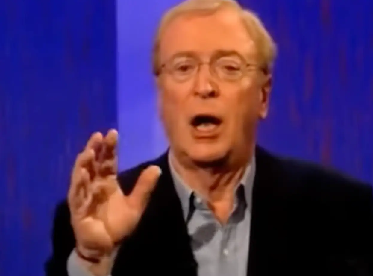 Caine spoke about the secret on Parkinson.