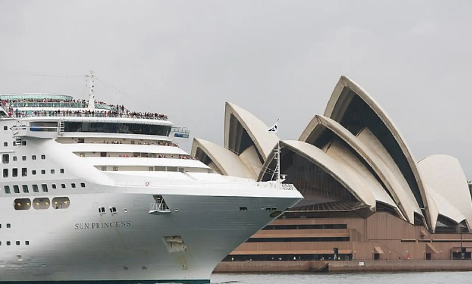 The Sun Princess in Sydney.
