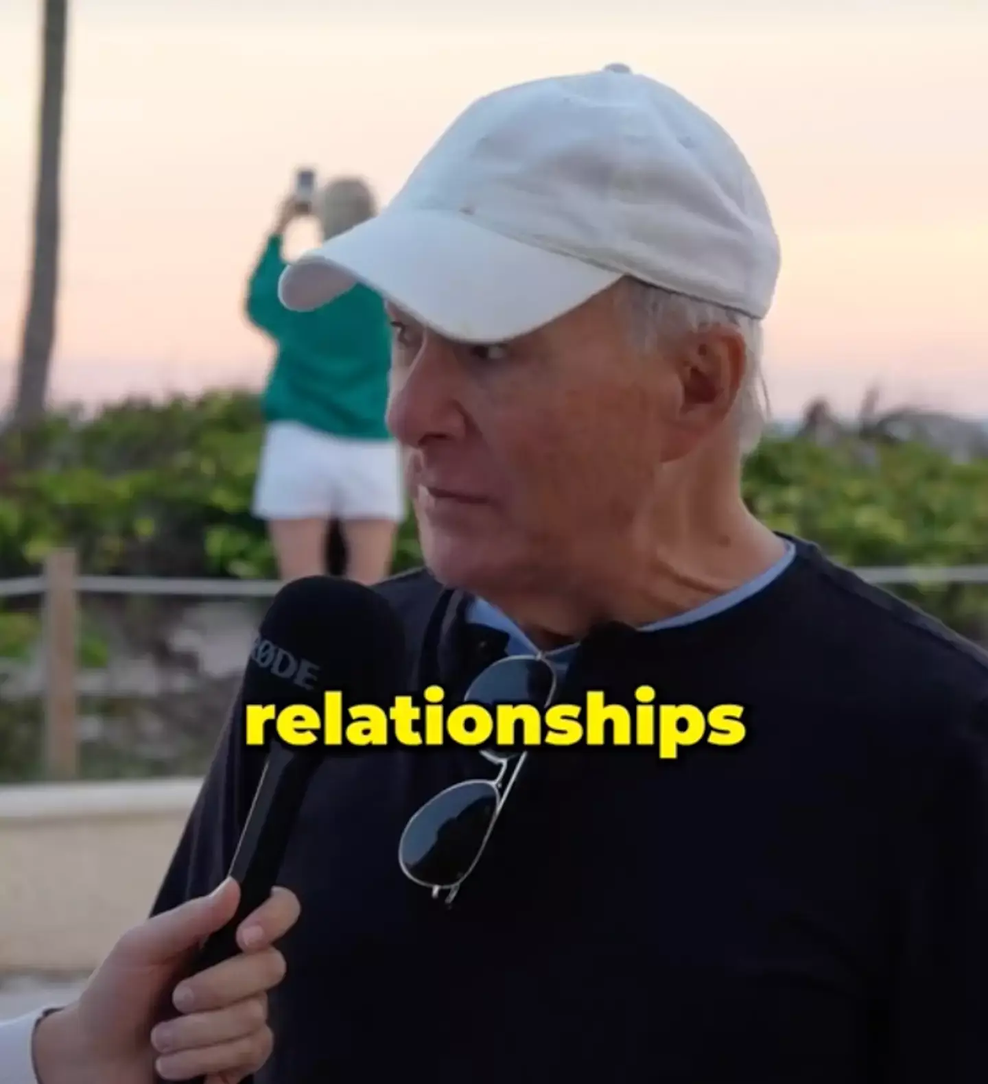 The interviewees stressed the important of relationships. (TikTok/@yairbrachiyahu)