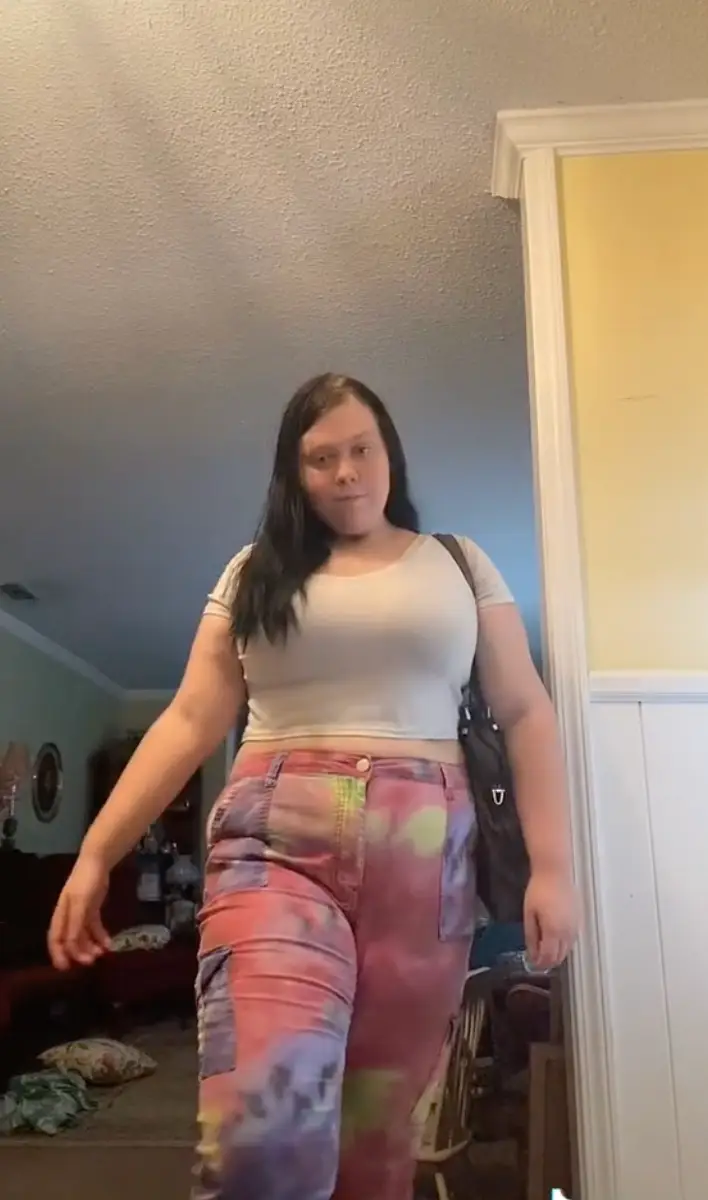 The outfit Abigayle was wearing when she was dress coded (TikTok/@abigaylecanterbury)