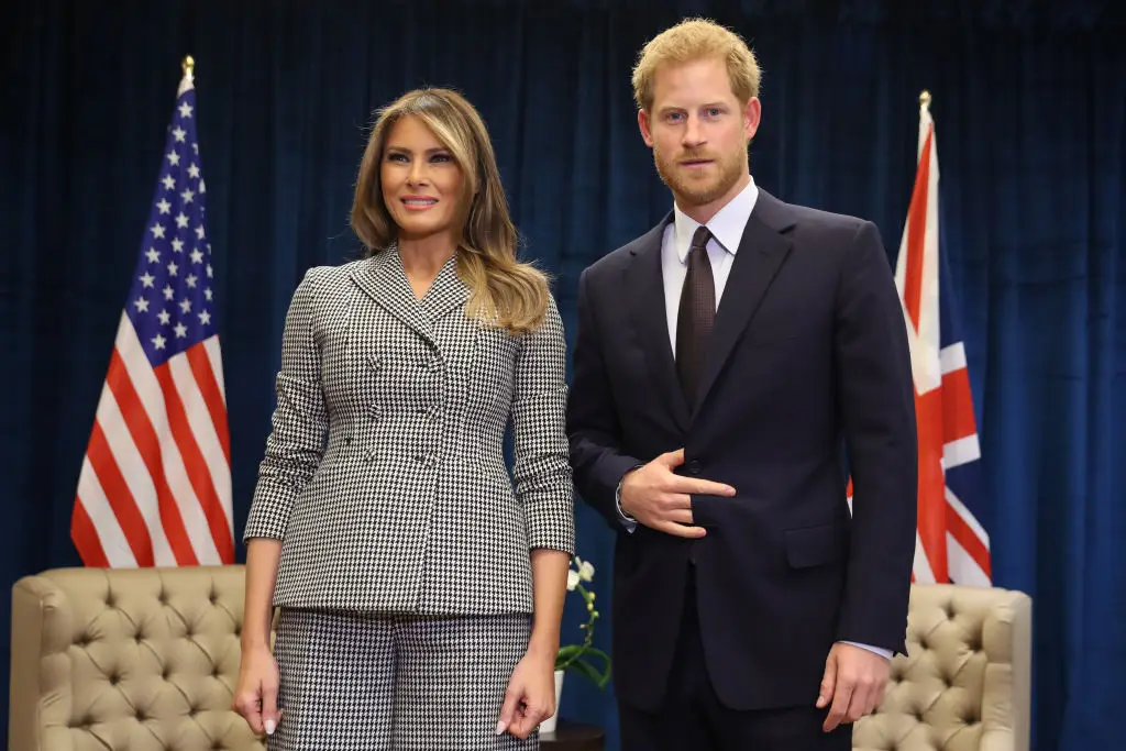 Prince Harry previously met Melania at the Invictus Games in Canada in 2017. (Photo by Chris Jackson/Getty Images for the Invictus Games Foundation)