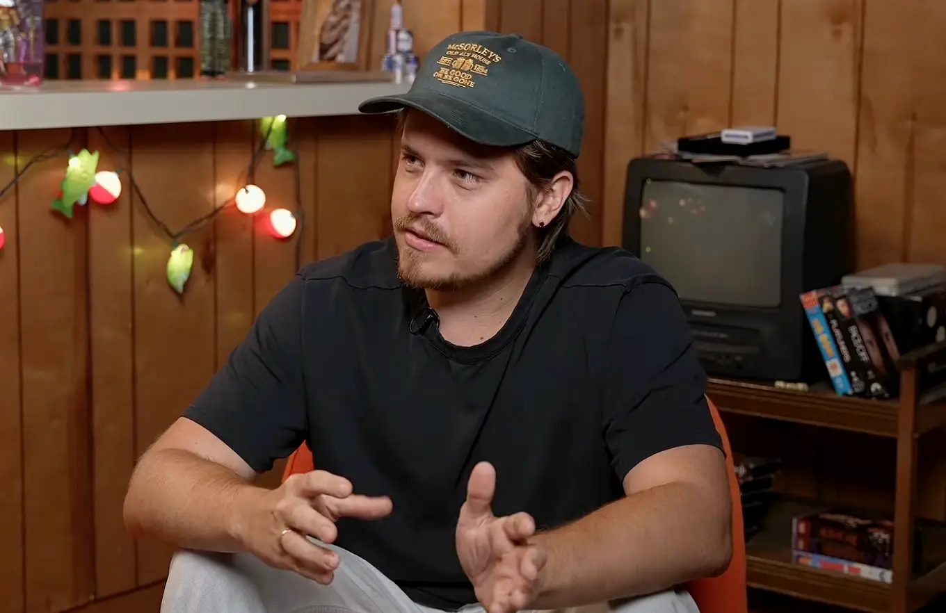 Dylan Sprouse revealed his unique family background on the Wildmen Podcast (@WildmenPodcast/YouTube)