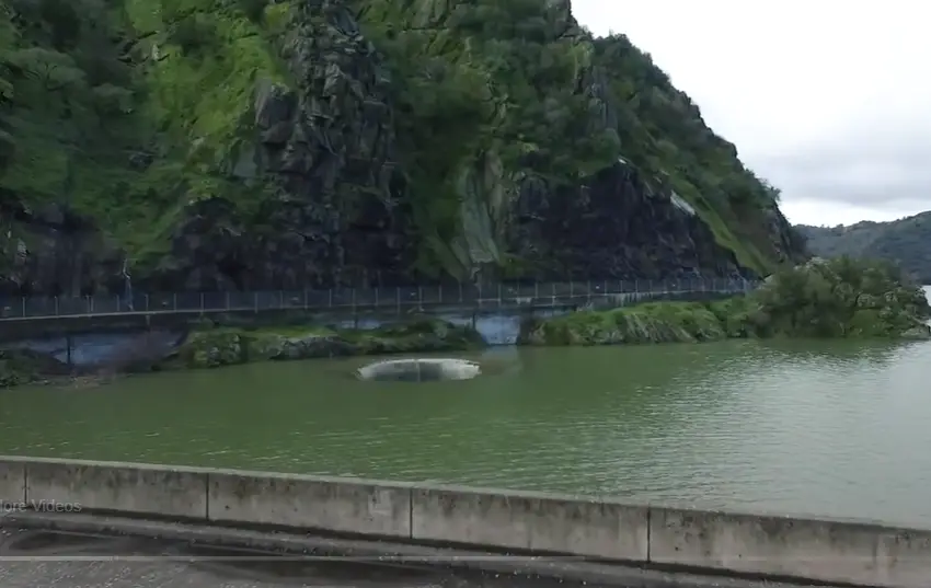 The dam once tragically killed a female swimmer. (YouTube/NorCal H.I.D. Matt Casias)