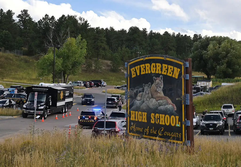 A student opened fire at a school in Denver around the same time Charlie Kirk was shot (RJ Sangosti/MediaNews Group/The Denver Post via Getty Images)