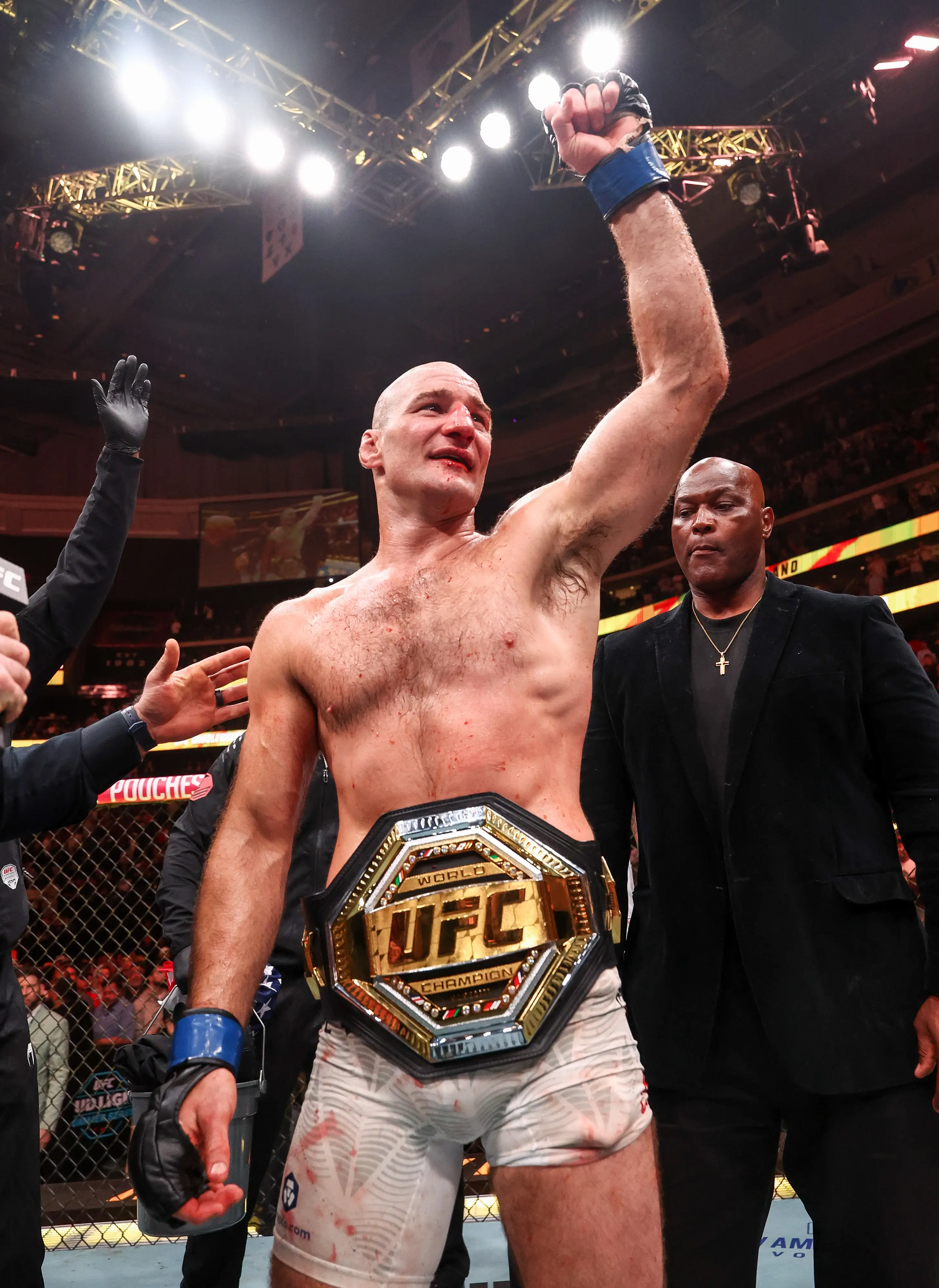 The middleweight champion claimed he had been 'banned' from attending at all ( Ed Mulholland/Zuffa LLC)