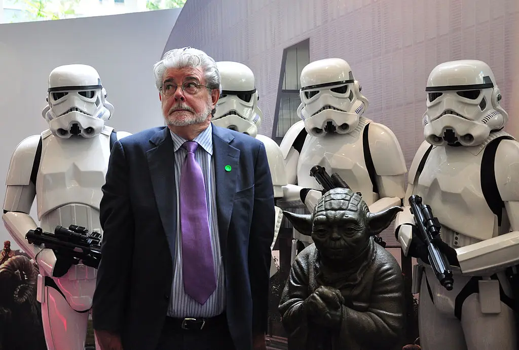 George Lucas revealed all about Yoda's speech (AFP / Stringer / Getty)