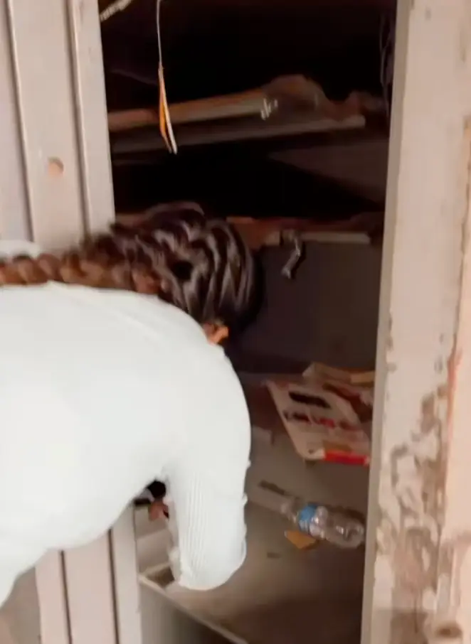 The TikToker found some rogue items in the safe (TikTok/ @misstiffanyma) 