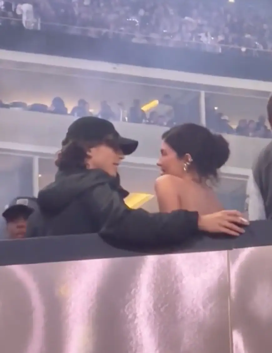 The couple were spotted for the first time at the concert.