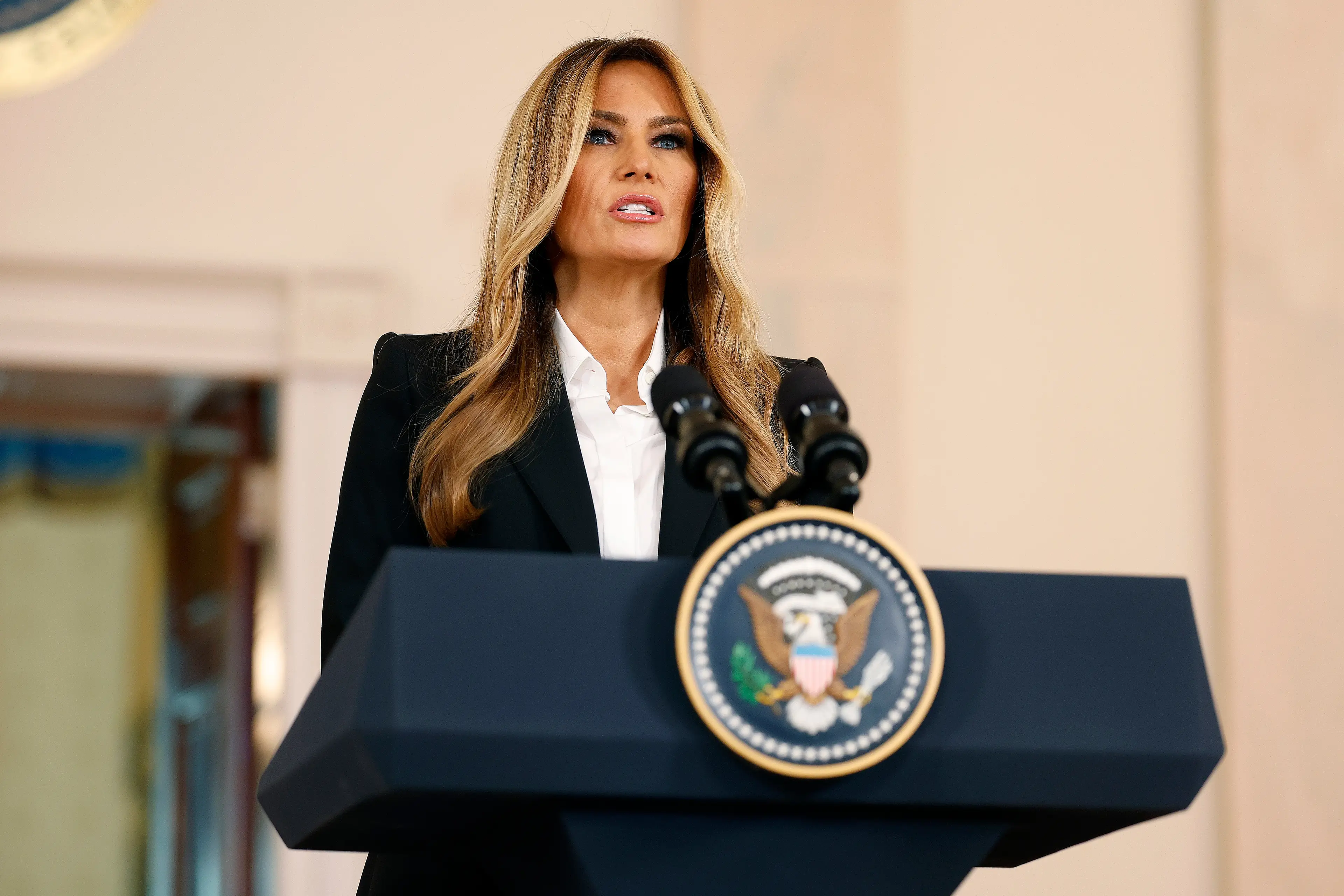 We really didn't need to know this, Melania. (Kevin Dietsch/Getty Images)
