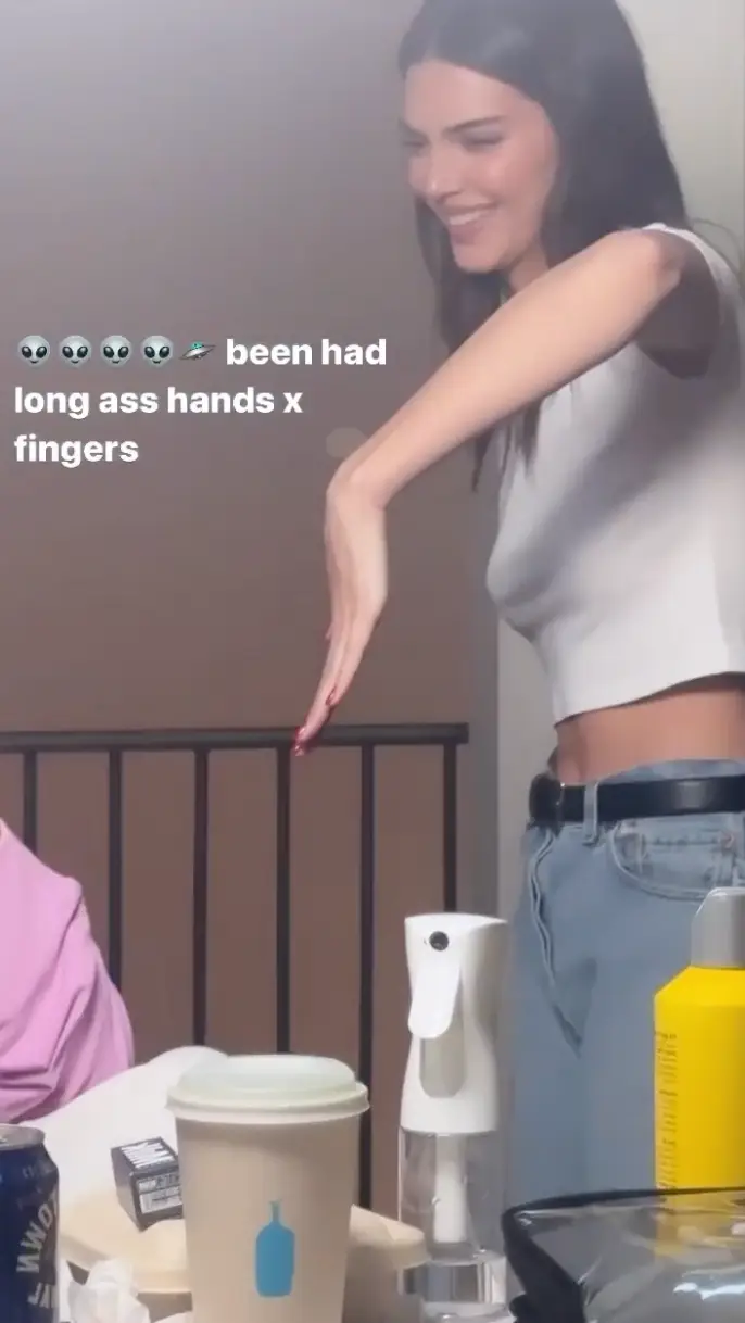 They ARE quite long hands, to be fair.