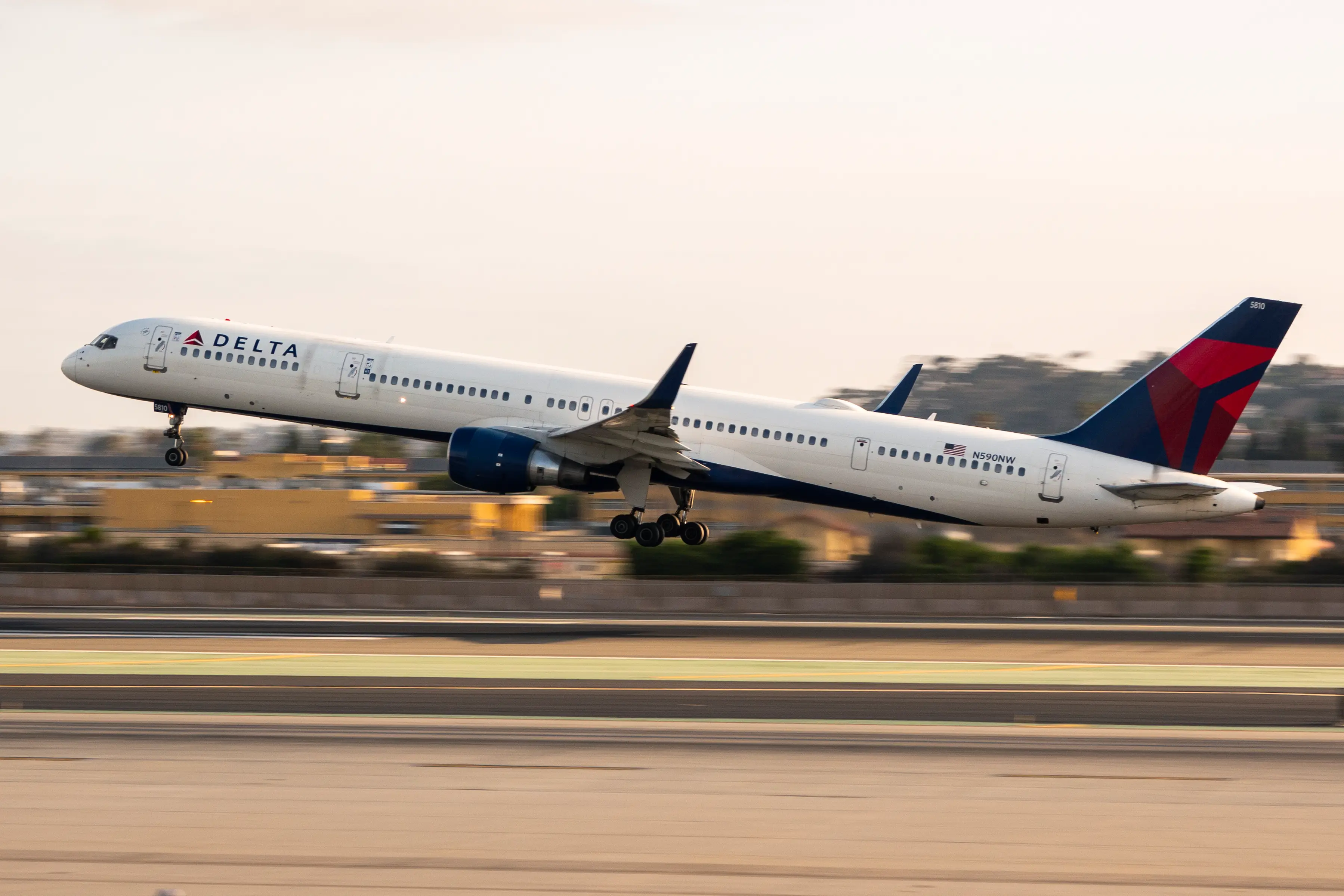 The aircraft was a Boeing 757 (stock image). (Kevin Carter/Getty Images)