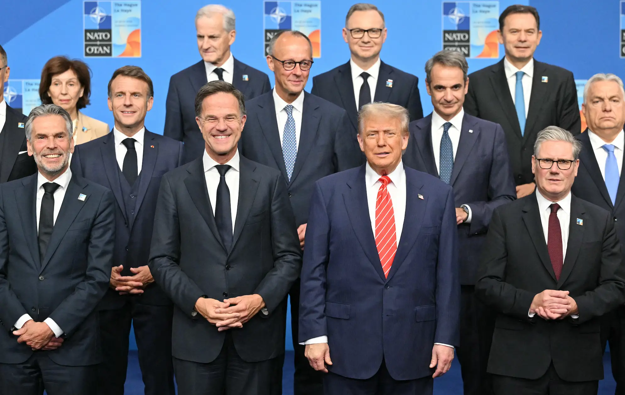 People have been wondering why Trump appears smaller at his latest outing (NICOLAS TUCAT/AFP via Getty Images)