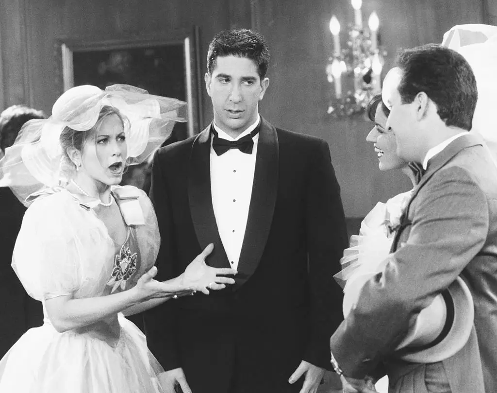 Barry tied the knot with Rachel's ex best friend Mindy in the sitcom (Photo by NBCU Photo Bank/NBCUniversal via Getty Images via Getty Images)