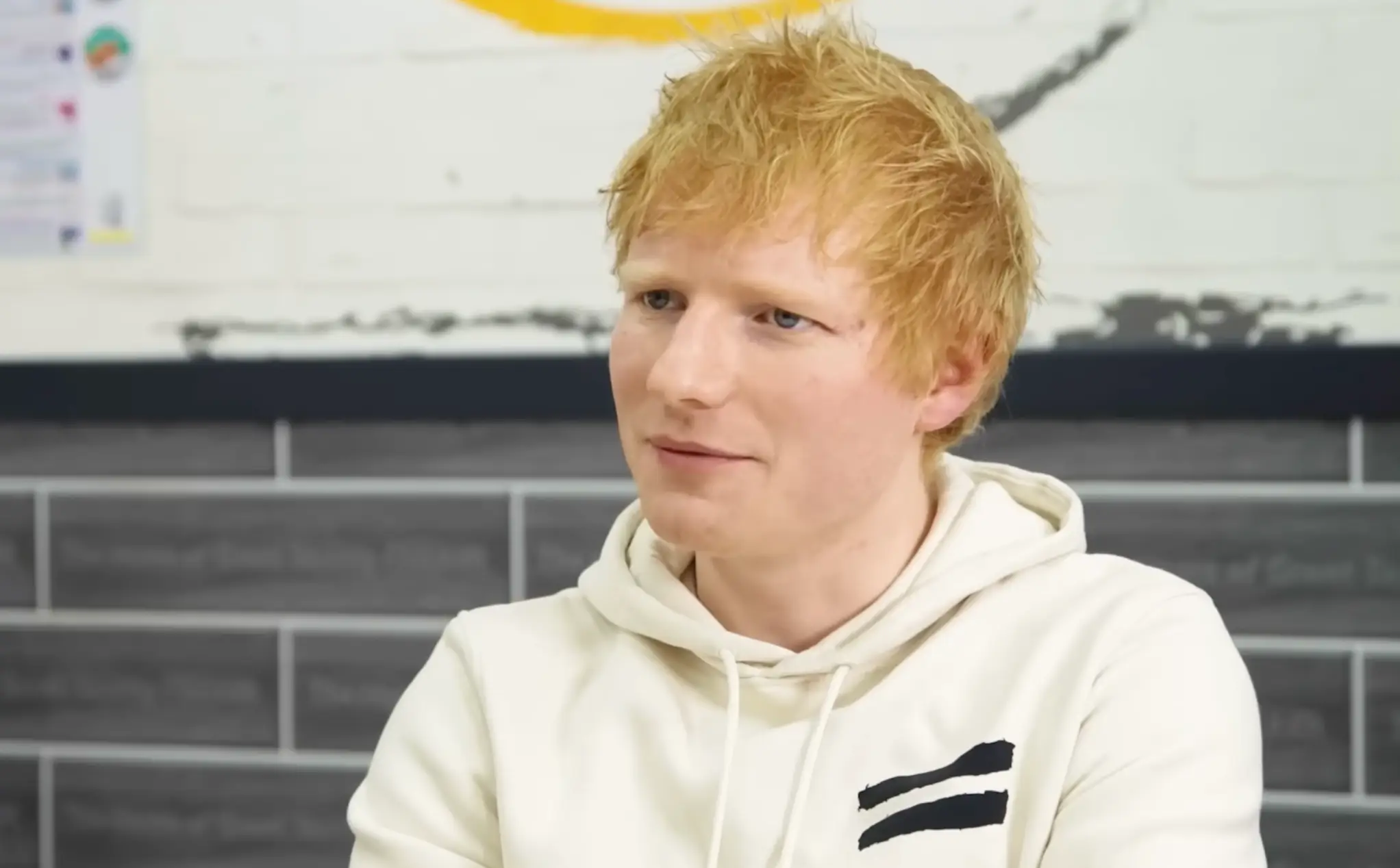 Sheeran appeared on Chicken Shop Date in 2021 (Amelia Dimoldenberg/YouTube)