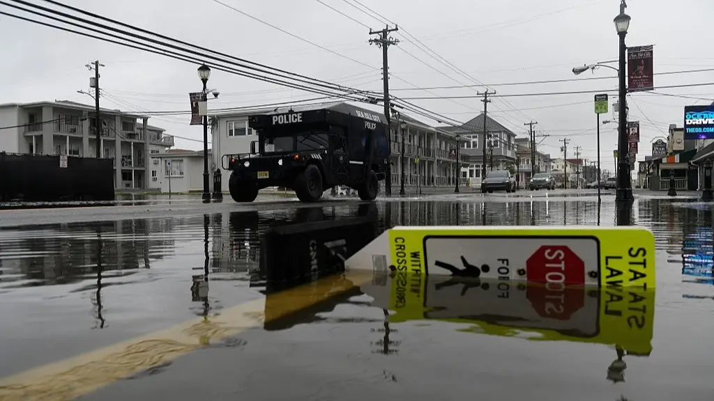 Flooding in New Jersey brought many streets to a standstill (Matthew HATCHER / AFP via Getty Images)