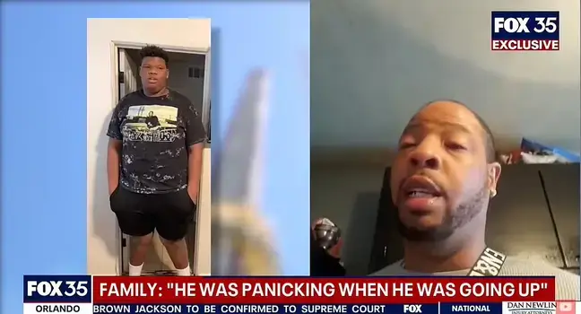 Yarnell said his son was panicking.