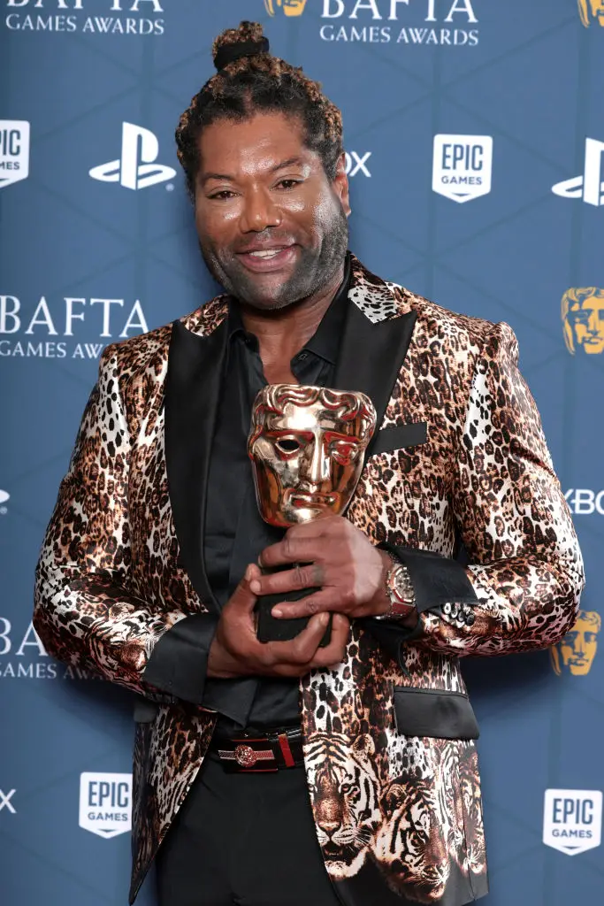 Christopher Judge at the 2023 BAFTA Games Awards. (Shane Anthony Sinclair/BAFTA/Getty Images for BAFTA)