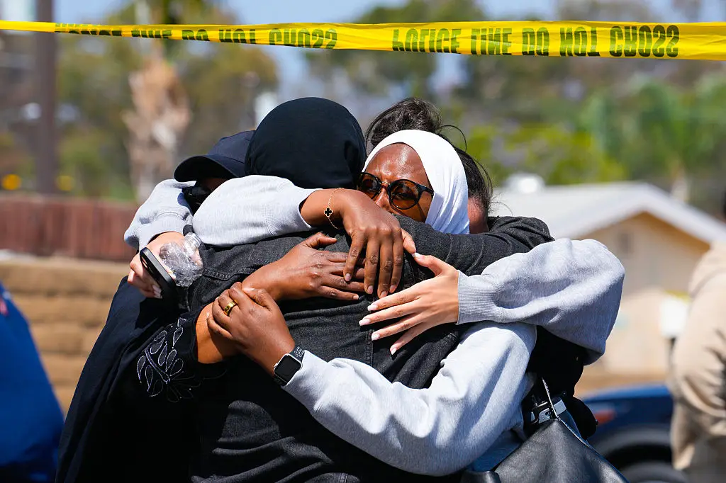 The fatal shooting is being investigated as a hate crime, according to officials. (Nelvin C. Cepeda / The San Diego Union-Tribune via Getty Images)