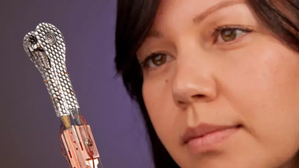 The groundbreaking diamond is the same size as a peppercorn.