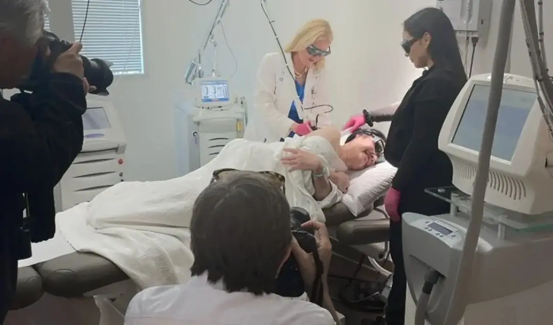 Kim Phuc Phan Thi received her final laser treatment this week.