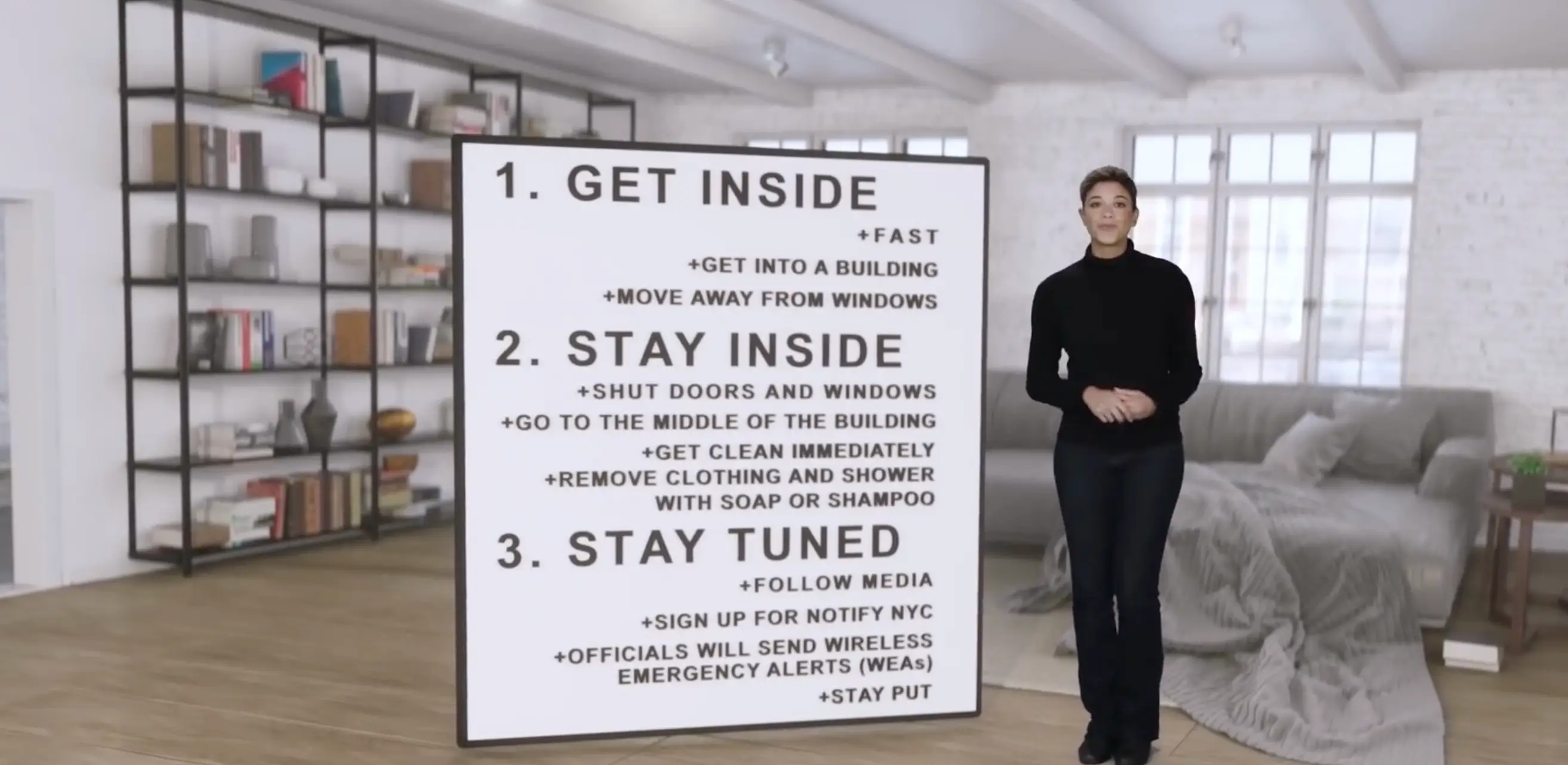 Here's the three steps they want New Yorkers to follow.