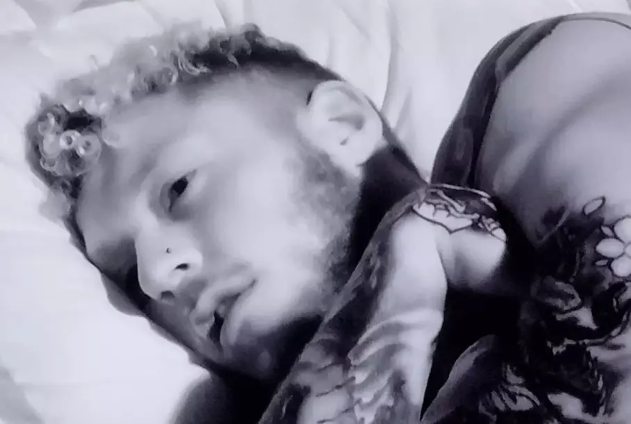 This is not the face of someone having fun.