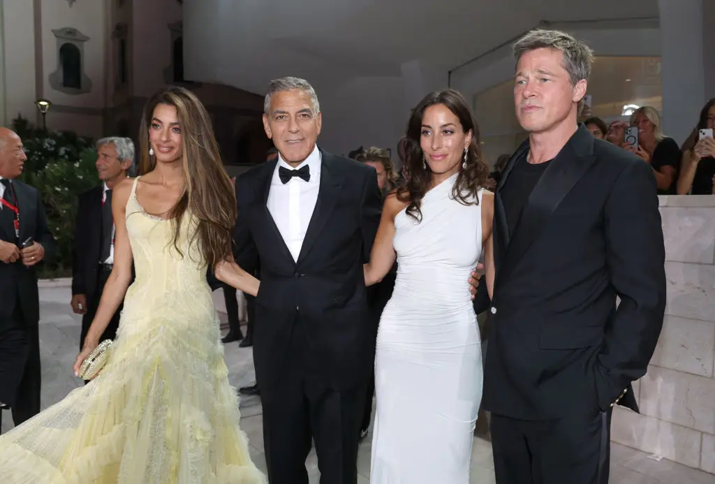 George and Amal Clooney were forced to evacuate their nearby hom (Pascal Le Segretain/Staff/Getty Images)